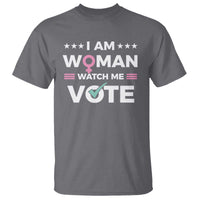 I Am Woman Watch Me Vote T Shirt Feminist Women's Rights Gender symbol - Wonder Print Shop