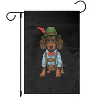 Oktoberfest Dachshund Cute Wiener Dog German Festival Garden Flag - Wonder Print Shop