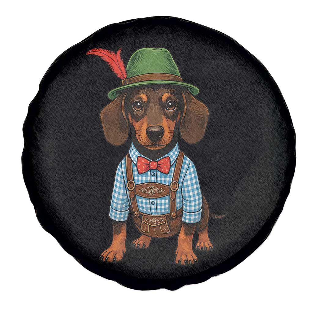 Oktoberfest Dachshund Cute Wiener Dog German Festival Spare Tire Cover - Wonder Print Shop