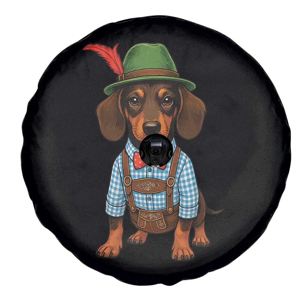 Oktoberfest Dachshund Cute Wiener Dog German Festival Spare Tire Cover - Wonder Print Shop