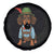 Oktoberfest Dachshund Cute Wiener Dog German Festival Spare Tire Cover - Wonder Print Shop