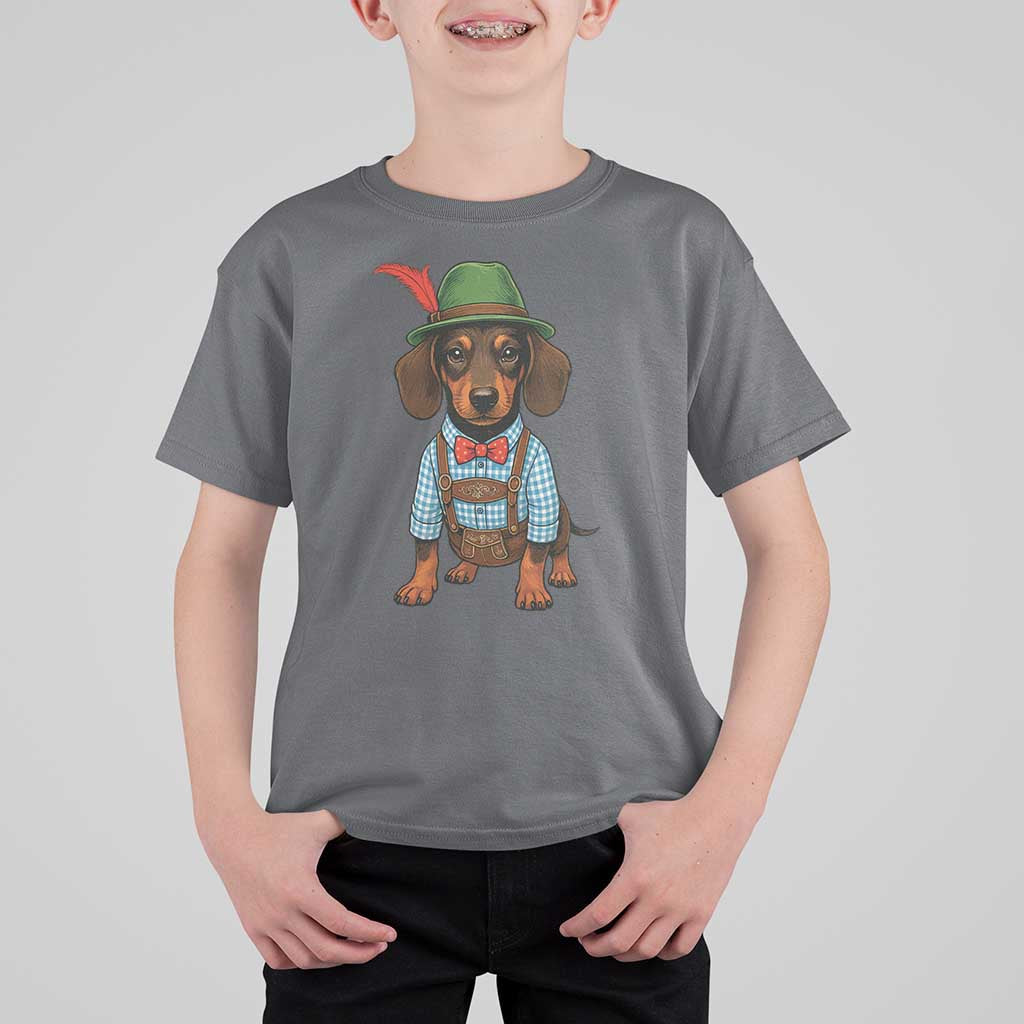 Oktoberfest Dachshund Cute Wiener Dog German Festival T Shirt For Kid - Wonder Print Shop