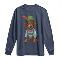 Oktoberfest Dachshund Cute Wiener Dog German Festival Long Sleeve Shirt - Wonder Print Shop