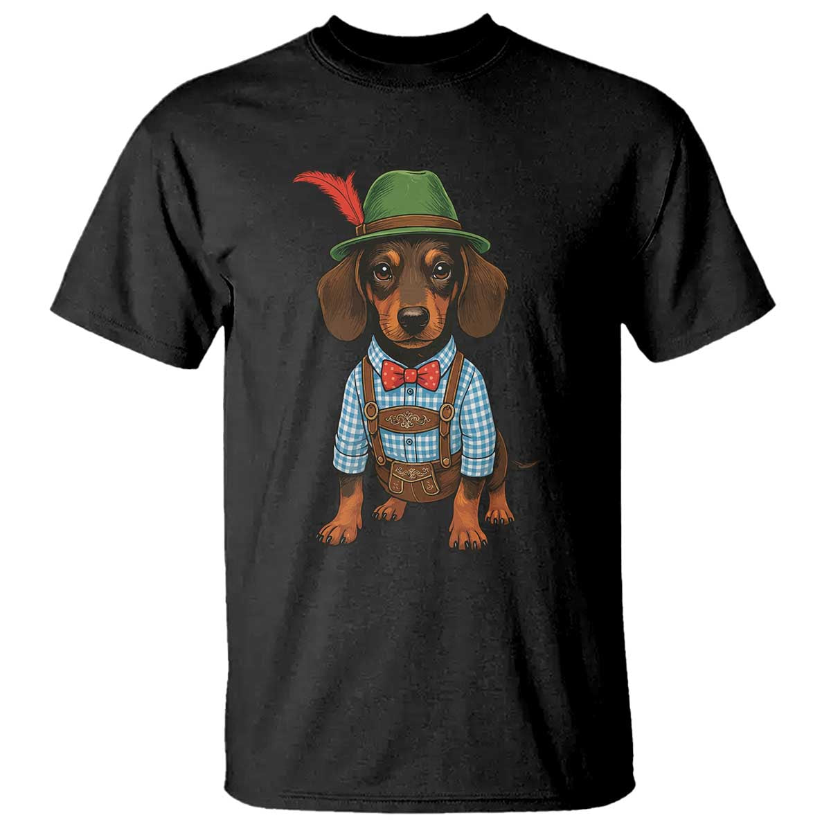 Oktoberfest Dachshund Cute Wiener Dog German Festival T Shirt - Wonder Print Shop