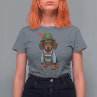 Oktoberfest Dachshund Cute Wiener Dog German Festival T Shirt For Women - Wonder Print Shop