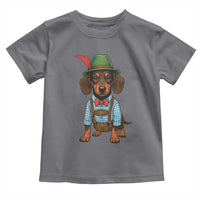 Oktoberfest Dachshund Cute Wiener Dog German Festival Toddler T Shirt - Wonder Print Shop