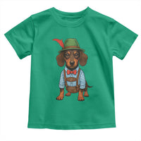 Oktoberfest Dachshund Cute Wiener Dog German Festival Toddler T Shirt - Wonder Print Shop