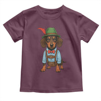 Oktoberfest Dachshund Cute Wiener Dog German Festival Toddler T Shirt - Wonder Print Shop