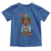 Oktoberfest Dachshund Cute Wiener Dog German Festival Toddler T Shirt - Wonder Print Shop