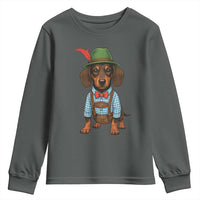 Oktoberfest Dachshund Cute Wiener Dog German Festival Youth Sweatshirt - Wonder Print Shop