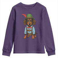 Oktoberfest Dachshund Cute Wiener Dog German Festival Youth Sweatshirt - Wonder Print Shop