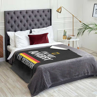 Funny I Am Not Angry I Am German Throw Blanket Germany Flag German American - Wonder Print Shop