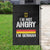 Funny I Am Not Angry I Am German Garden Flag Germany Flag German American - Wonder Print Shop