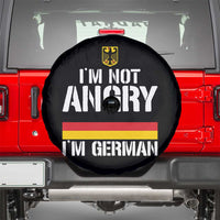 Funny I Am Not Angry I Am German Spare Tire Cover Germany Flag German American - Wonder Print Shop