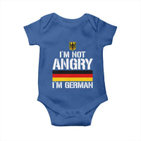 Funny I Am Not Angry I Am German Baby Onesie Germany Flag German American - Wonder Print Shop