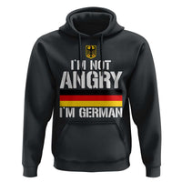 Funny I Am Not Angry I Am German Hoodie Germany Flag German American - Wonder Print Shop