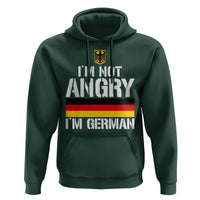 Funny I Am Not Angry I Am German Hoodie Germany Flag German American - Wonder Print Shop