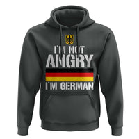 Funny I Am Not Angry I Am German Hoodie Germany Flag German American - Wonder Print Shop