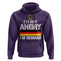 Funny I Am Not Angry I Am German Hoodie Germany Flag German American - Wonder Print Shop