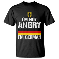 Funny I Am Not Angry I Am German T Shirt Germany Flag German American - Wonder Print Shop