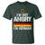 Funny I Am Not Angry I Am German T Shirt Germany Flag German American - Wonder Print Shop