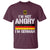 Funny I Am Not Angry I Am German T Shirt Germany Flag German American - Wonder Print Shop