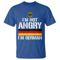 Funny I Am Not Angry I Am German T Shirt Germany Flag German American - Wonder Print Shop