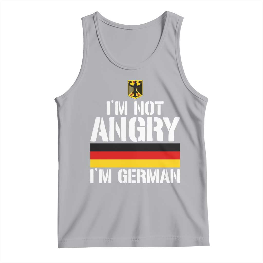 Funny I Am Not Angry I Am German Tank Top Germany Flag German American - Wonder Print Shop