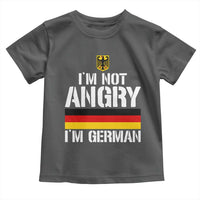 Funny I Am Not Angry I Am German Toddler T Shirt Germany Flag German American - Wonder Print Shop