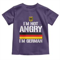 Funny I Am Not Angry I Am German Toddler T Shirt Germany Flag German American - Wonder Print Shop