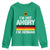 Funny I Am Not Angry I Am German Youth Sweatshirt Germany Flag German American - Wonder Print Shop
