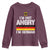 Funny I Am Not Angry I Am German Youth Sweatshirt Germany Flag German American - Wonder Print Shop