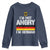 Funny I Am Not Angry I Am German Youth Sweatshirt Germany Flag German American - Wonder Print Shop