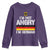 Funny I Am Not Angry I Am German Youth Sweatshirt Germany Flag German American - Wonder Print Shop