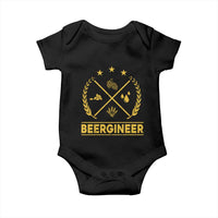 Funny Beergineer Baby Onesie Homebrew Craft Beer Drinking Lover - Wonder Print Shop
