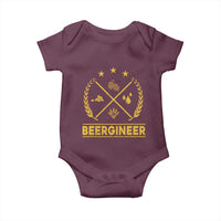 Funny Beergineer Baby Onesie Homebrew Craft Beer Drinking Lover - Wonder Print Shop