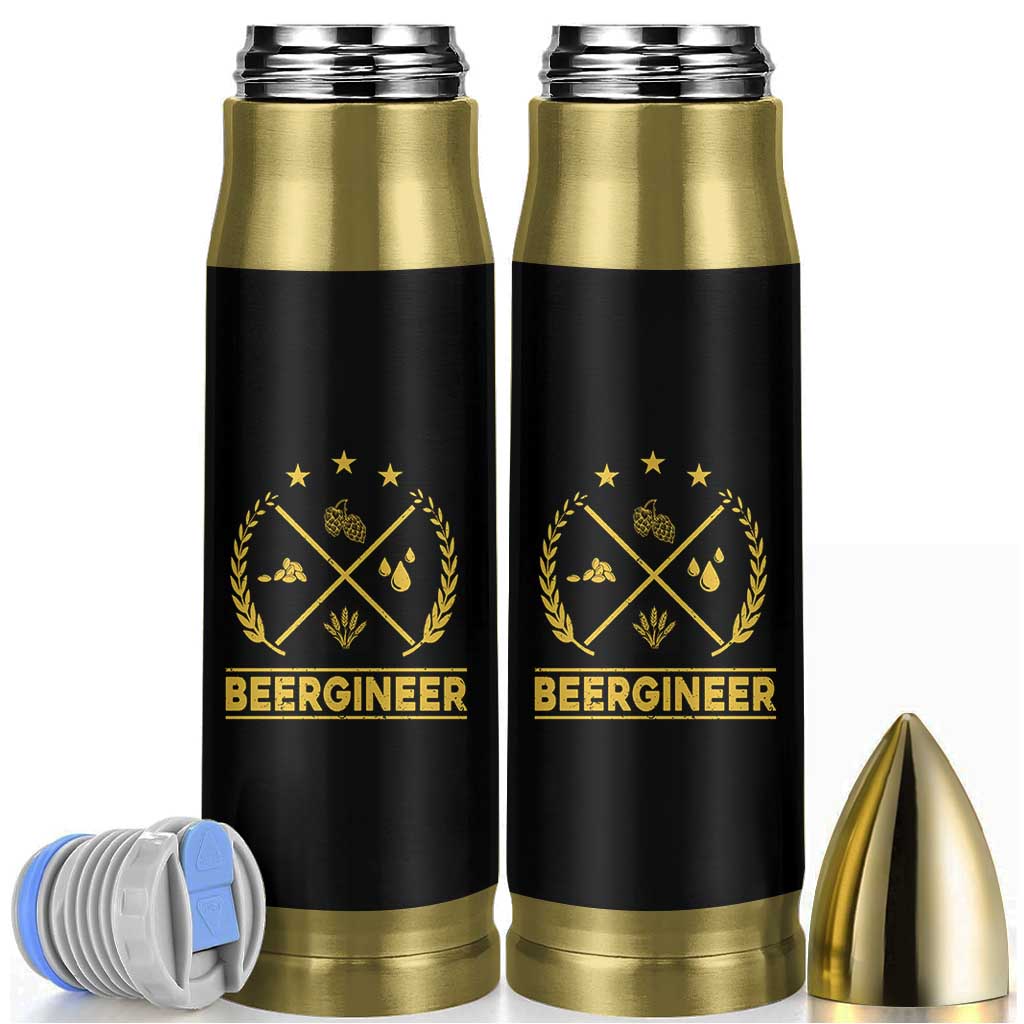 Funny Beergineer Bullet Tumbler Homebrew Craft Beer Drinking Lover - Wonder Print Shop