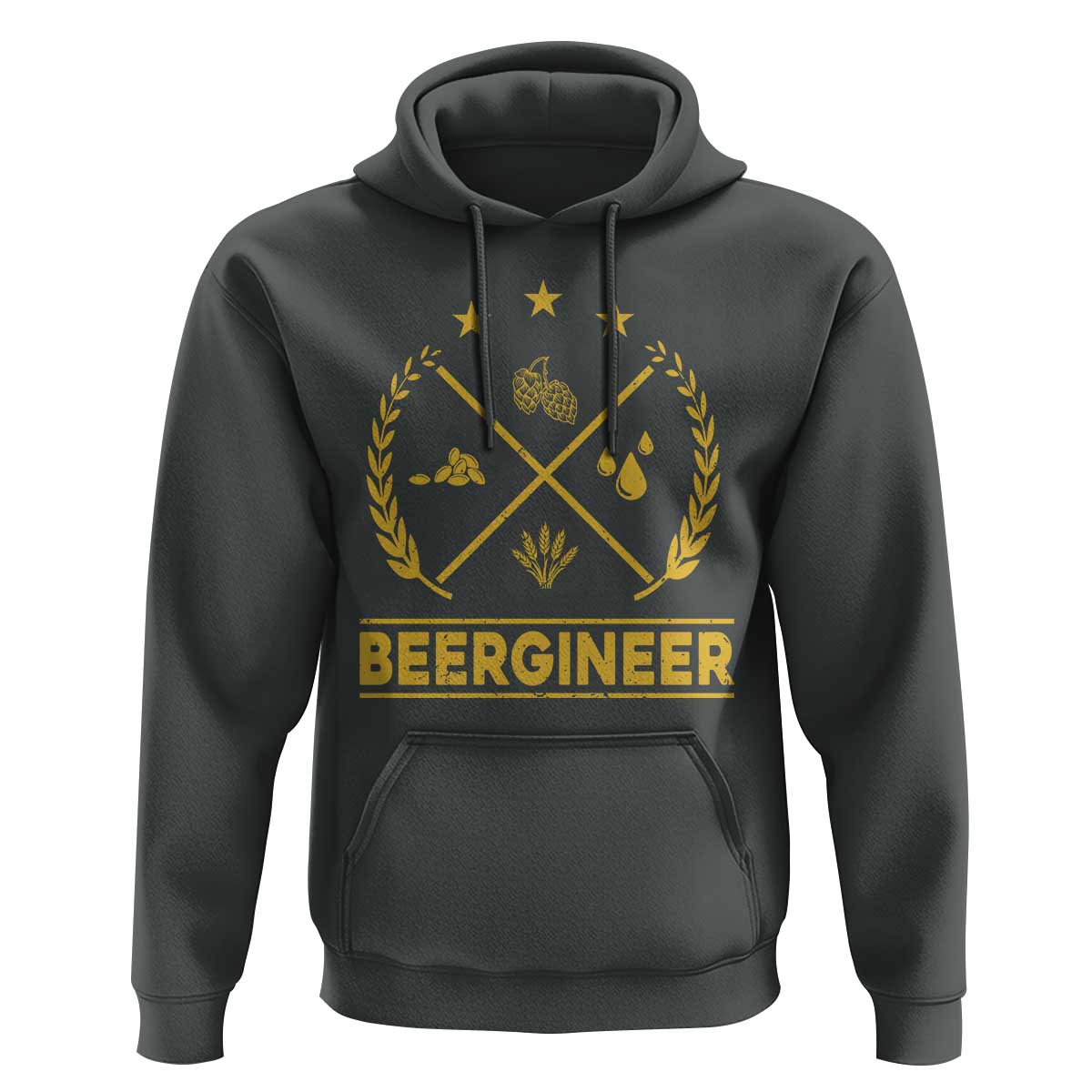 Funny Beergineer Hoodie Homebrew Craft Beer Drinking Lover - Wonder Print Shop