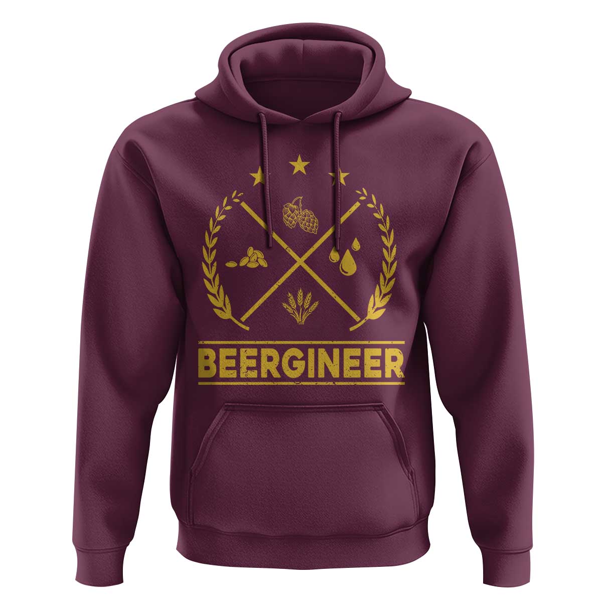 Funny Beergineer Hoodie Homebrew Craft Beer Drinking Lover - Wonder Print Shop