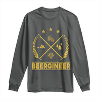 Funny Beergineer Long Sleeve Shirt Homebrew Craft Beer Drinking Lover - Wonder Print Shop