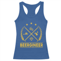 Funny Beergineer Racerback Tank Top Homebrew Craft Beer Drinking Lover - Wonder Print Shop
