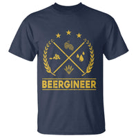 Funny Beergineer T Shirt Homebrew Craft Beer Drinking Lover - Wonder Print Shop