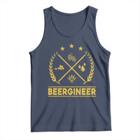 Funny Beergineer Tank Top Homebrew Craft Beer Drinking Lover - Wonder Print Shop