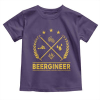 Funny Beergineer Toddler T Shirt Homebrew Craft Beer Drinking Lover - Wonder Print Shop