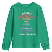 Big Scary Radical Left Agenda Youth Sweatshirt Funny Social Justice Activist