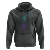 Semicolon Suicide Prevention Awareness Dandelion Graphic Hoodie