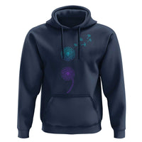 Semicolon Suicide Prevention Awareness Dandelion Graphic Hoodie