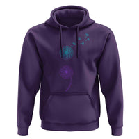 Semicolon Suicide Prevention Awareness Dandelion Graphic Hoodie