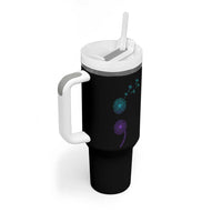 Semicolon Suicide Prevention Awareness Dandelion Graphic Tumbler With Handle