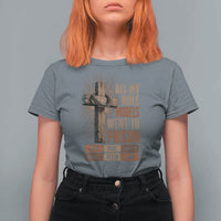 All My Role Model Went To Prison Funny Christian T Shirt For Women Jesus Paul Joseph Daniel Peter John Bible Gospel